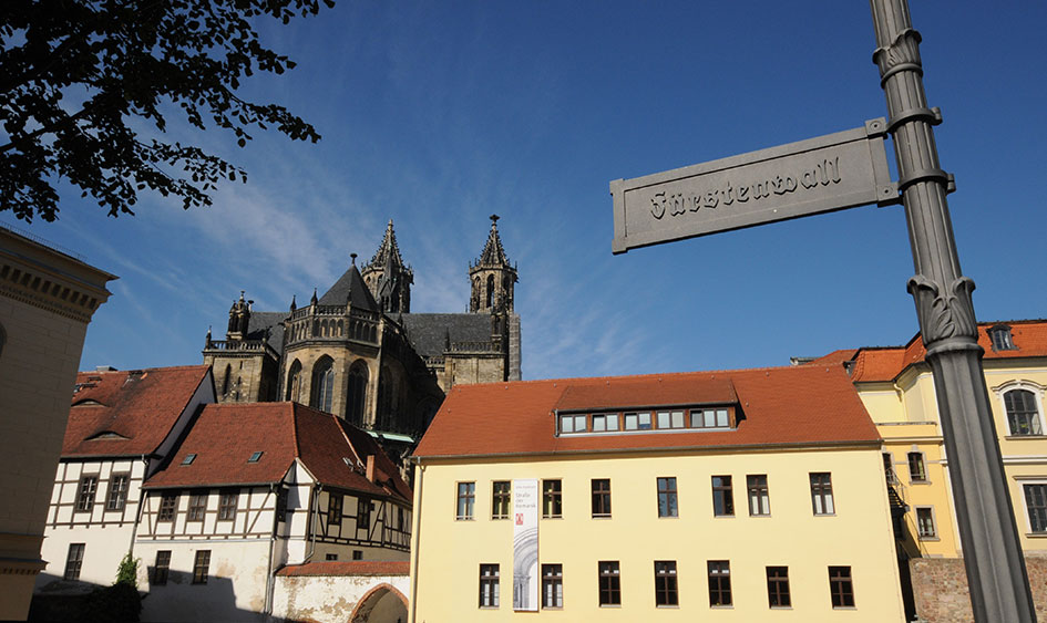 Der Fürstenwall in Magdeburg